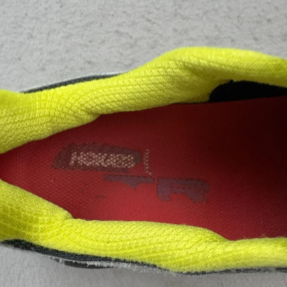 Hoka One One Challenger ATR 3 Running Shoes Mens Size 8 Black Lime Cushioned EVO